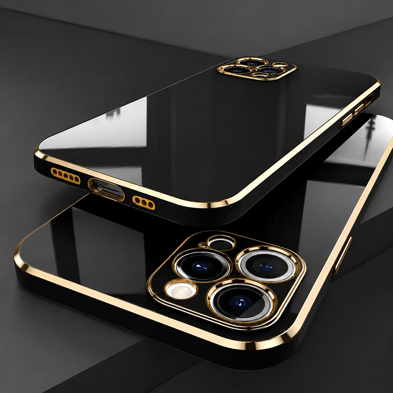 Premium iPhone Case MagSafe Compatible Matte Silicone Plating Frame Shockproof Protective Cover Magnetic Slim Full Protection Camera Lens Guard Design