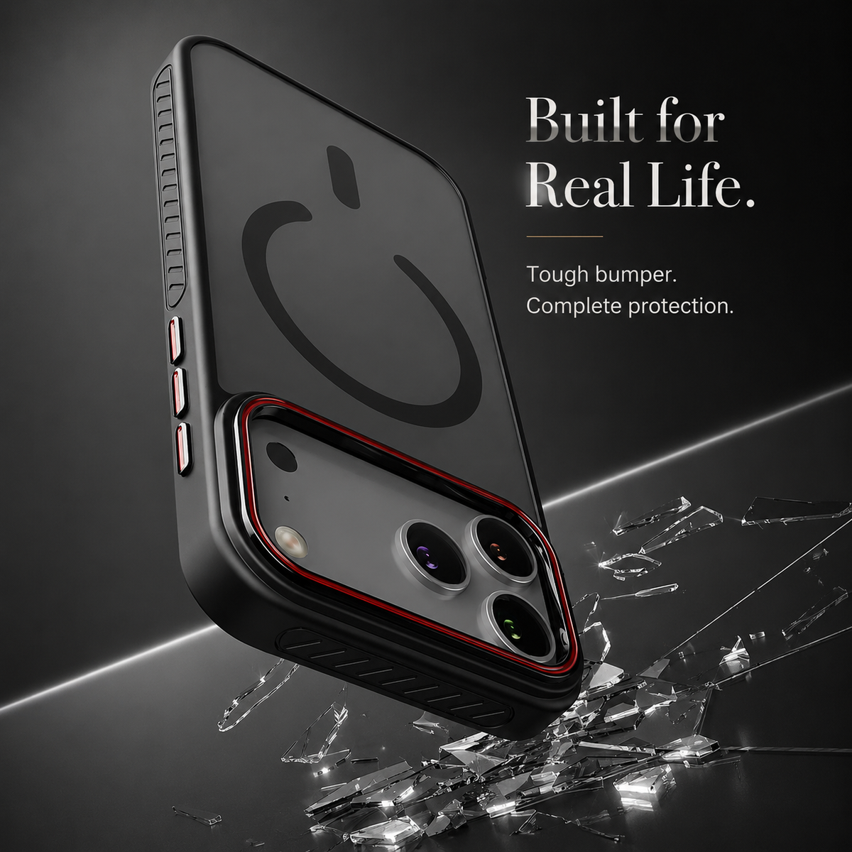 Premium iPhone Case MagSafe Compatible Matte Transparent Cover Magnetic PC TPU Hybrid Shockproof Anti Fingerprint Protective Slim Case