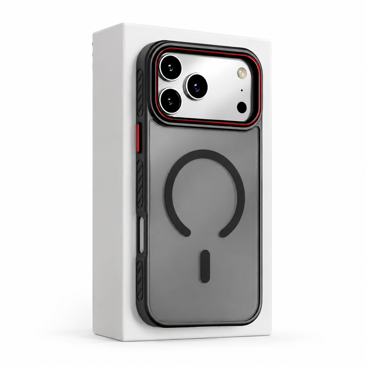 Premium iPhone Case MagSafe Compatible Matte Transparent Cover Magnetic PC TPU Hybrid Shockproof Anti Fingerprint Protective Slim Case