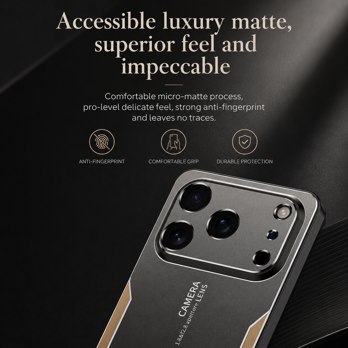 Premium iPhone Case MagSafe Compatible Metal Frosted Protective Cover Shockproof Silicone Bumper Camera Lens Protection Anti Scratch Slim Full Coverage