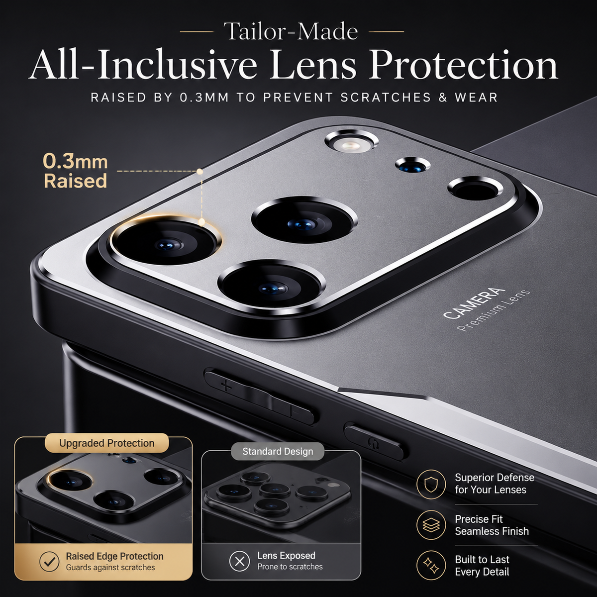 Premium iPhone Case MagSafe Compatible Metal Frosted Protective Cover Shockproof Silicone Bumper Camera Lens Protection Anti Scratch Slim Full Coverage