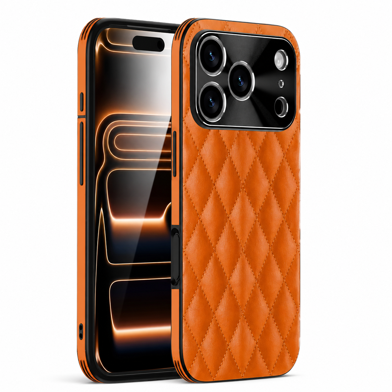 Premium iPhone Case MagSafe Compatible PU Leather Protective Cover Shockproof Camera Lens Protection Anti Scratch Non Slip Slim Full Coverage