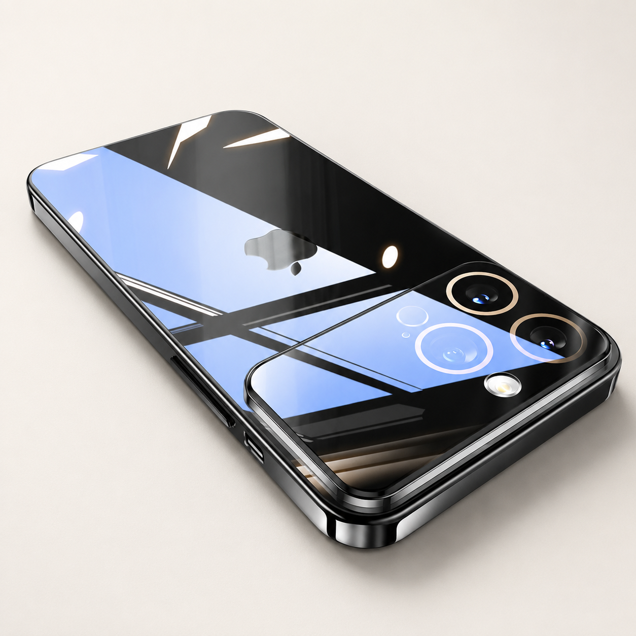 Premium iPhone Case MagSafe Compatible Transparent Shockproof Protective Cover Clear Hard Back Silicone Bumper Camera Lens Protection Ultra Thin Full Coverage