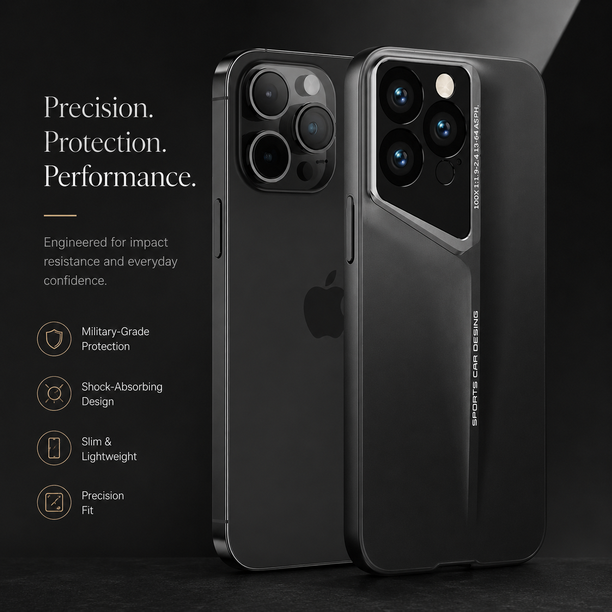 Premium iPhone Case MagSafe Compatible Ultra Thin Magnetic Hard PC Cover Matte Blade Texture Shockproof Camera Protection Non Slip Lightweight Slim Design