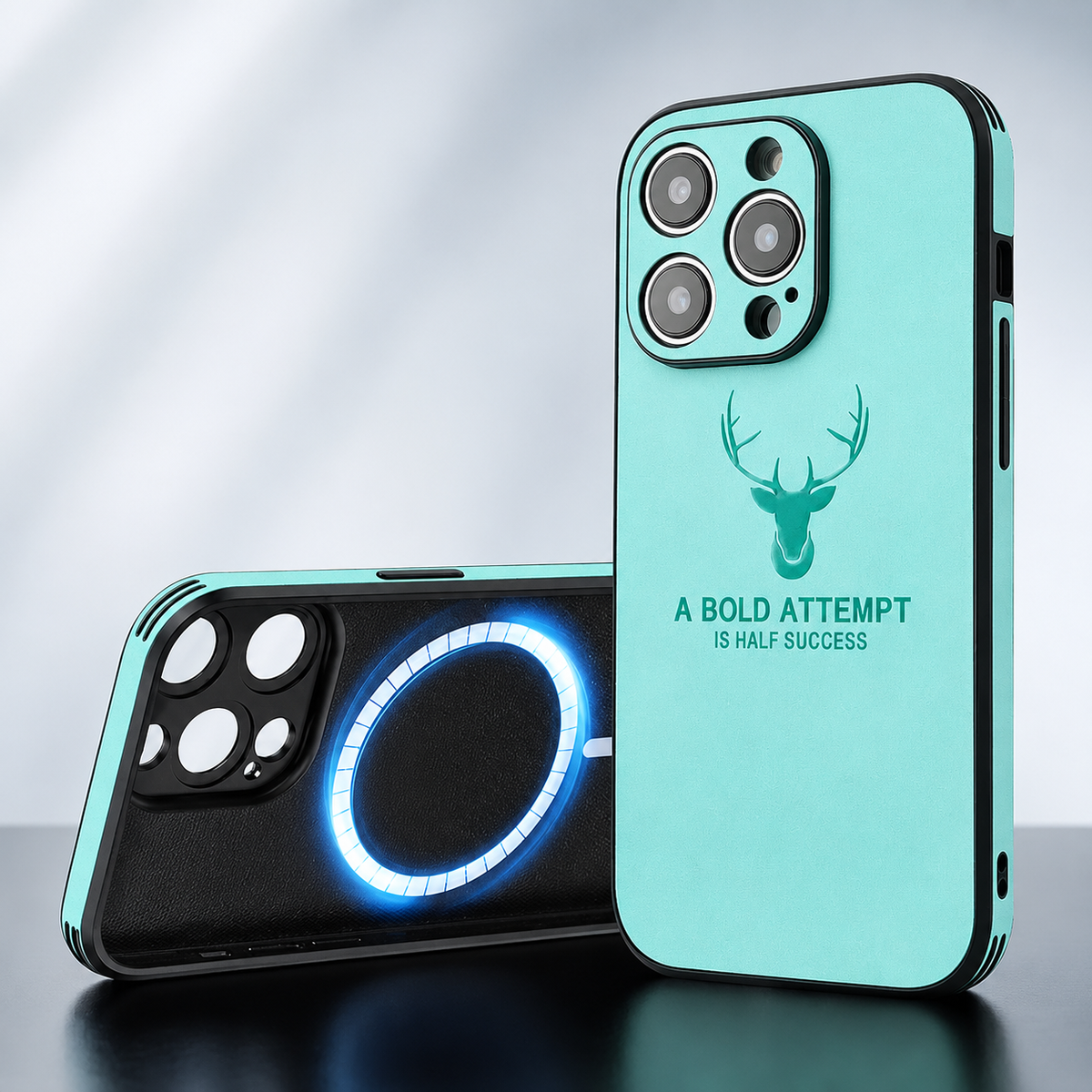 Premium iPhone Case MagSafe Compatible Vintage Leather Cover Magnetic Shockproof Protective Camera Lens Guard Slim Full Coverage Classic Design