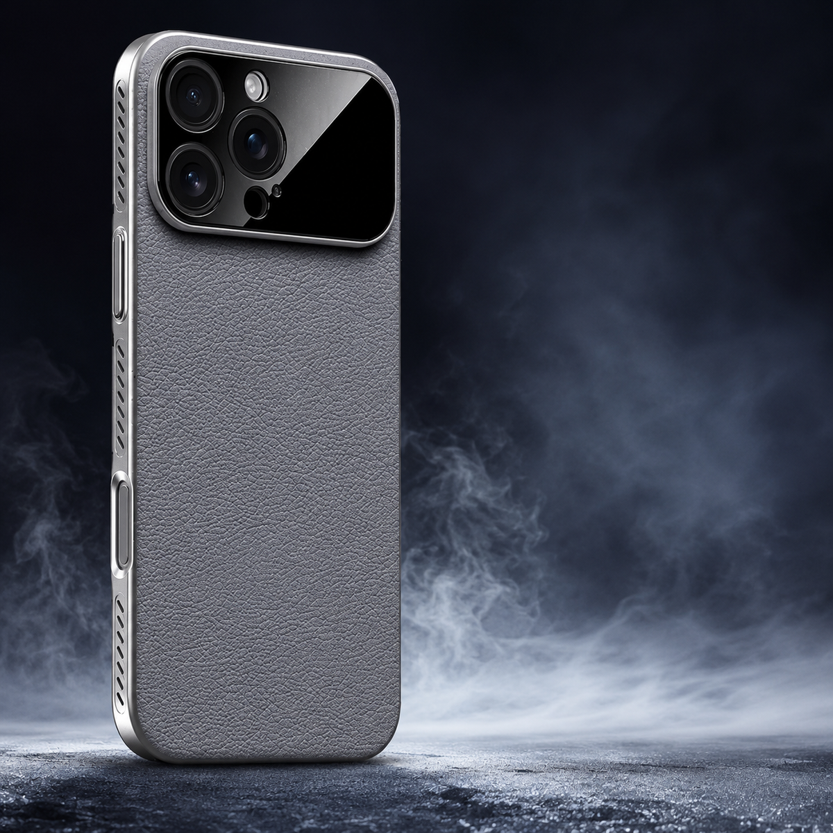 Premium iPhone Case MagSafe Magnetic Leather Border Cover Shockproof Heat Dissipation Camera Protection Anti Fingerprint Slim Full Coverage Design