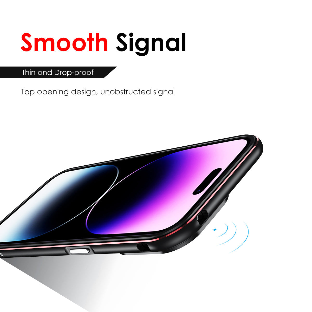 Premium iPhone Case Magnetic Aluminum Bumper Cover MagSafe Compatible Metal Lens Frame Shockproof Slim Edge Protection Camera Guard Design