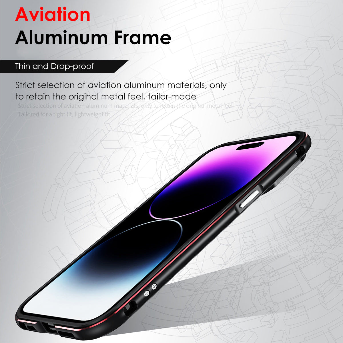 Premium iPhone Case Magnetic Aluminum Bumper Cover MagSafe Compatible Metal Lens Frame Shockproof Slim Edge Protection Camera Guard Design