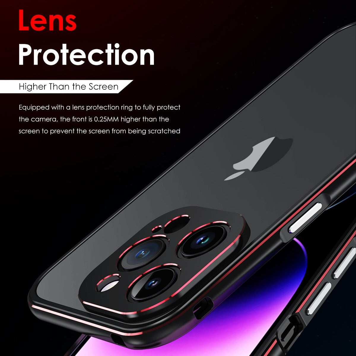 Premium iPhone Case Magnetic Aluminum Bumper Cover MagSafe Compatible Metal Lens Frame Shockproof Slim Edge Protection Camera Guard Design