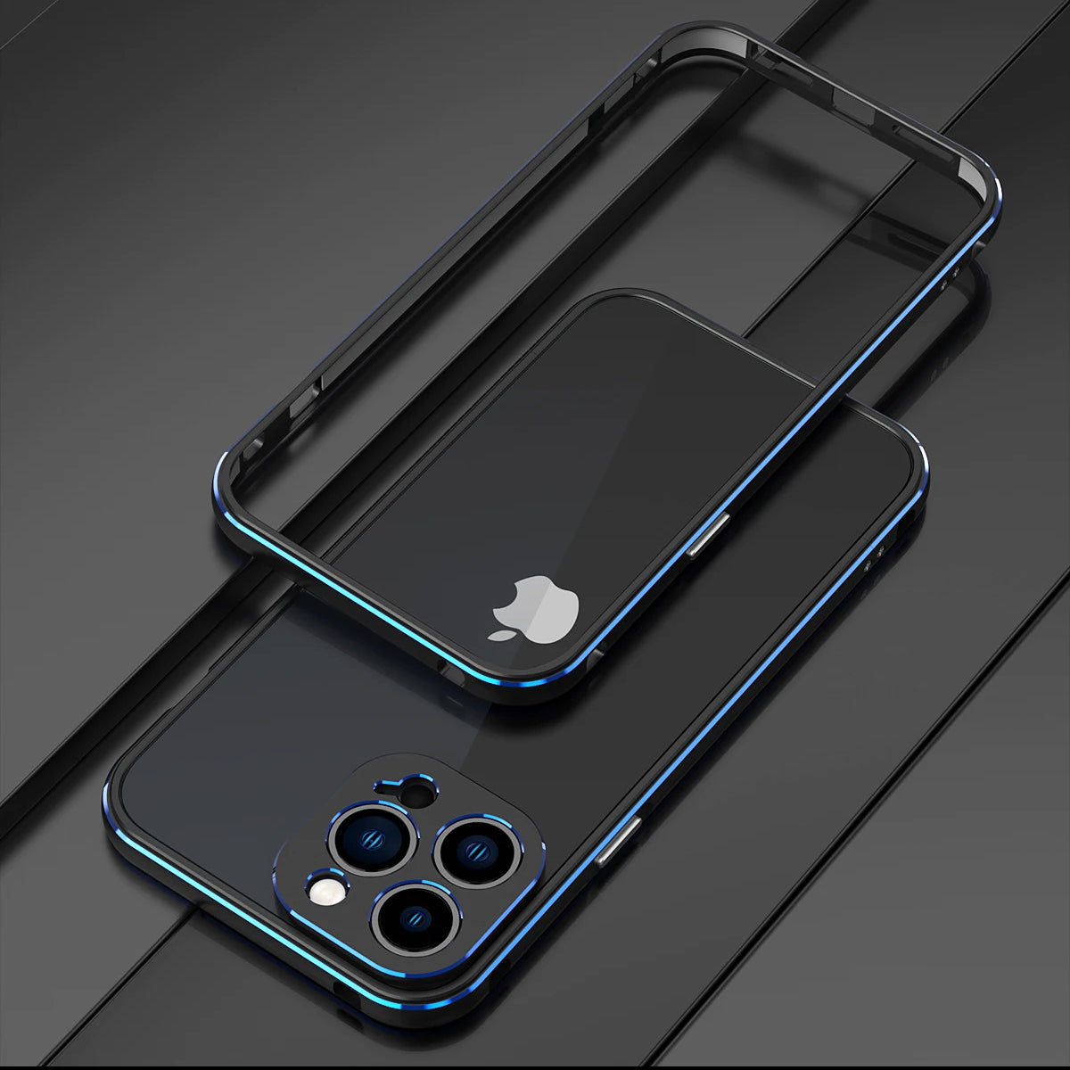Premium iPhone Case Magnetic Aluminum Bumper Cover MagSafe Compatible Metal Lens Frame Shockproof Slim Edge Protection Camera Guard Design