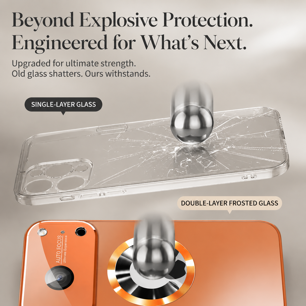 Premium iPhone Case Magnetic Matte Cover MagSafe Compatible Camera Lens Protection Shock Absorbing Titanium Finish Slim Hard Back Full Coverage Design