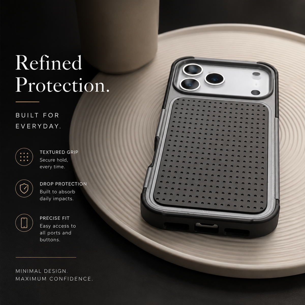 Premium iPhone Case Magnetic Wallet Cover Rugged Armor Shockproof Card Holder Kickstand Protective Cover Non Slip Dual Layer Full Coverage Design