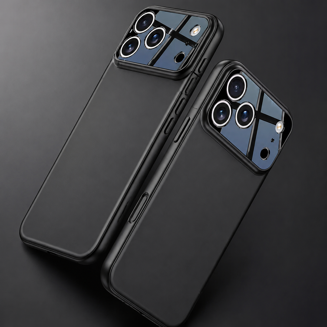 Premium iPhone Case Slim Hard Protective Cover Camera Lens Protection Shockproof Anti Scratch Matte Non Slip Two Tone Full Coverage