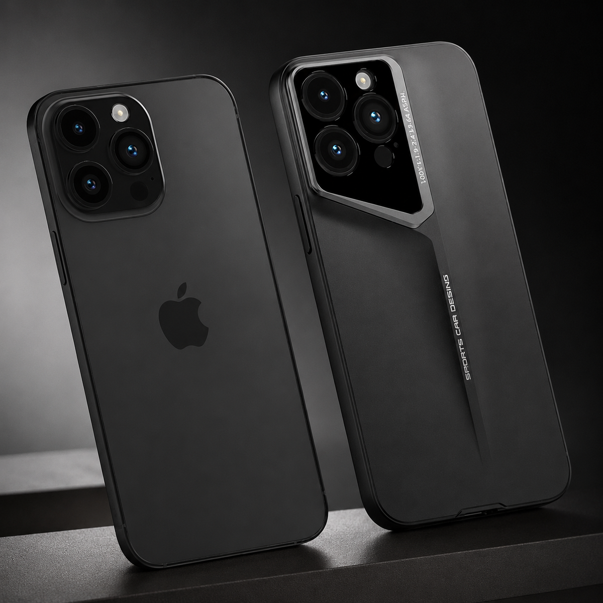 Premium iPhone Case Ultra Slim Magnetic Hard PC Cover Matte Blade Texture Frosted Lens Protection Shockproof Non Slip Full Coverage Design