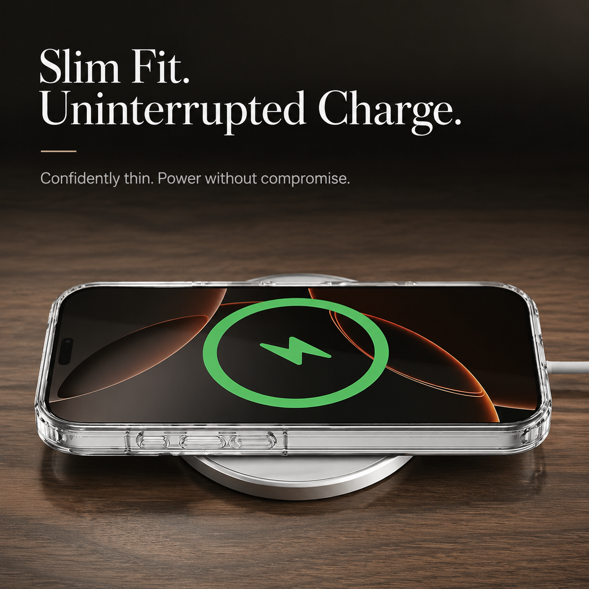 Premium iPhone Case Ultra Slim Magnetic MagSafe Compatible Wireless Charging Shockproof PC TPU Full Coverage Anti Scratch Luxury Protective Design
