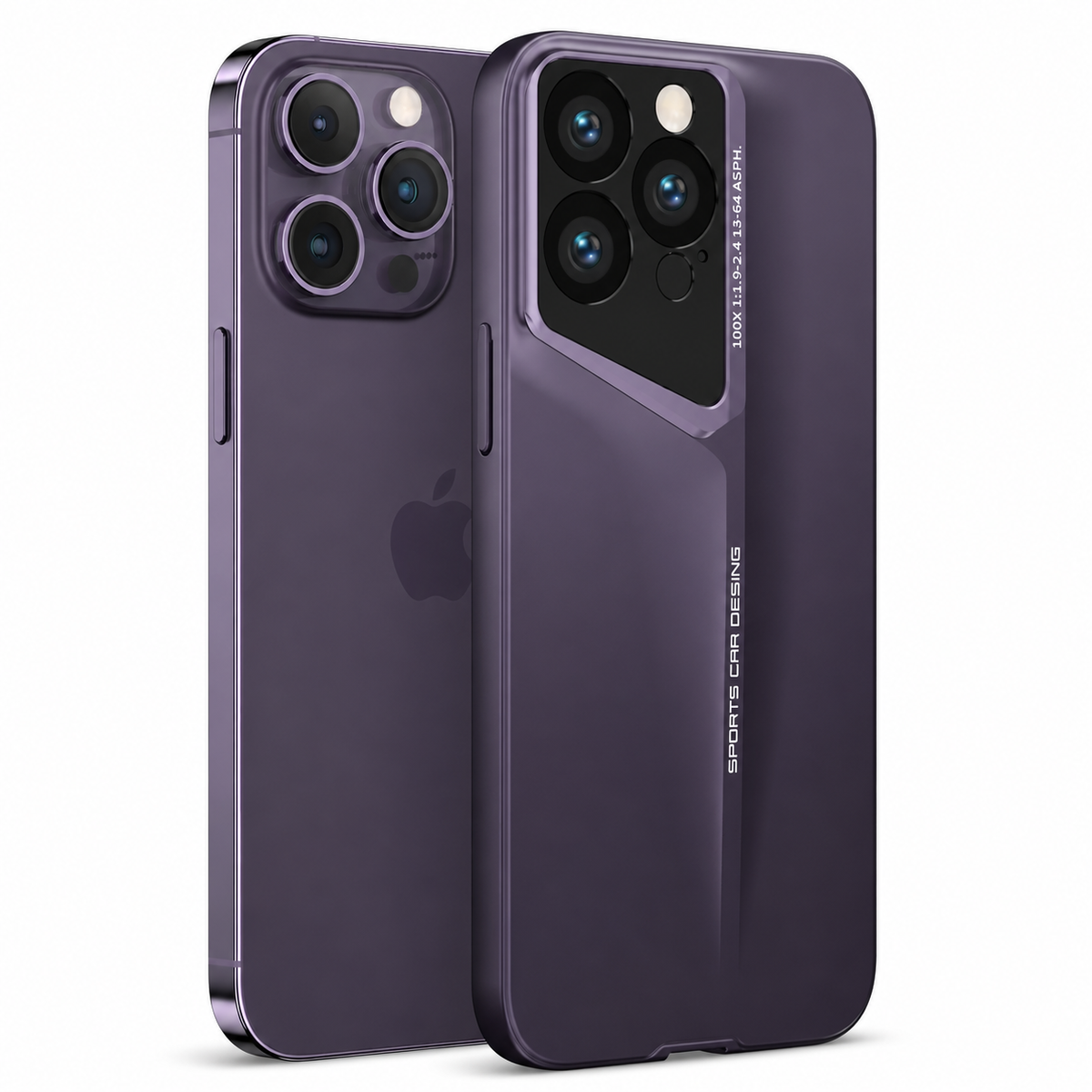 Premium iPhone Case Ultra Slim Matte Hard PC Cover Shockproof Anti Fingerprint Frosted Lens Protection Non Slip Full Coverage Protective Design