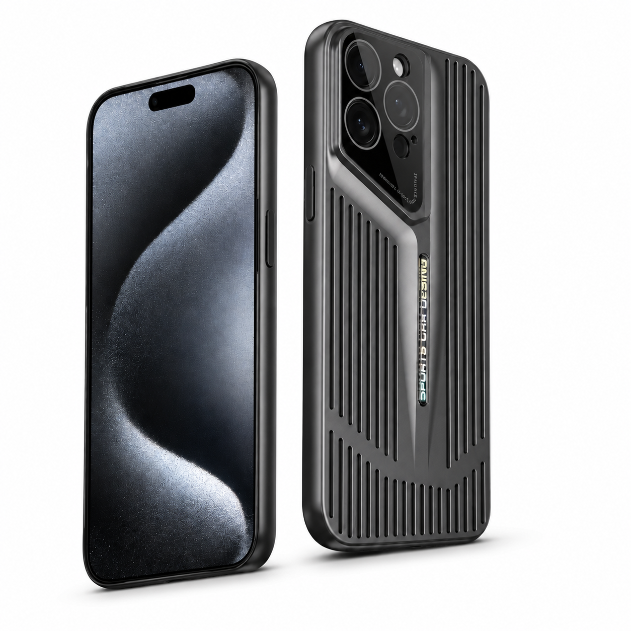 Premium iPhone Case Ultra Thin Blade Style Heat Dissipation Shockproof PC Transparent Protective Cover Slim Full Coverage Skin Fit Design