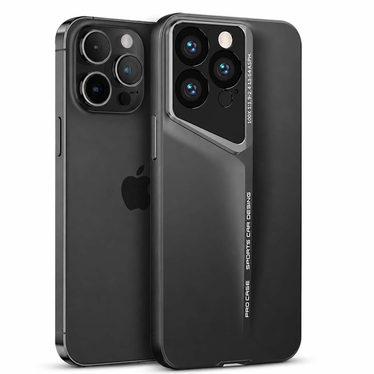 Premium iPhone Case Ultra Thin Titanium Style Cover Shockproof Camera Lens Protection Lightweight Non Slip Full Coverage Anti Scratch Slim Design