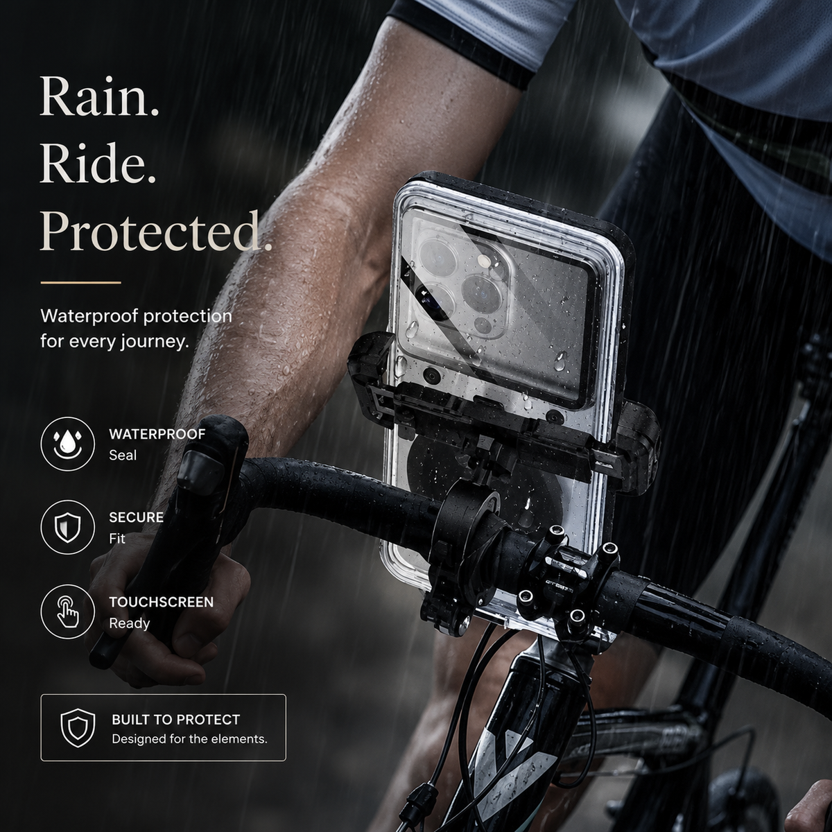 Premium iPhone Case Waterproof IP68 Protective Cover Full Body Shockproof Vacuum Seal System Underwater Touchscreen Access Dustproof Durable Design