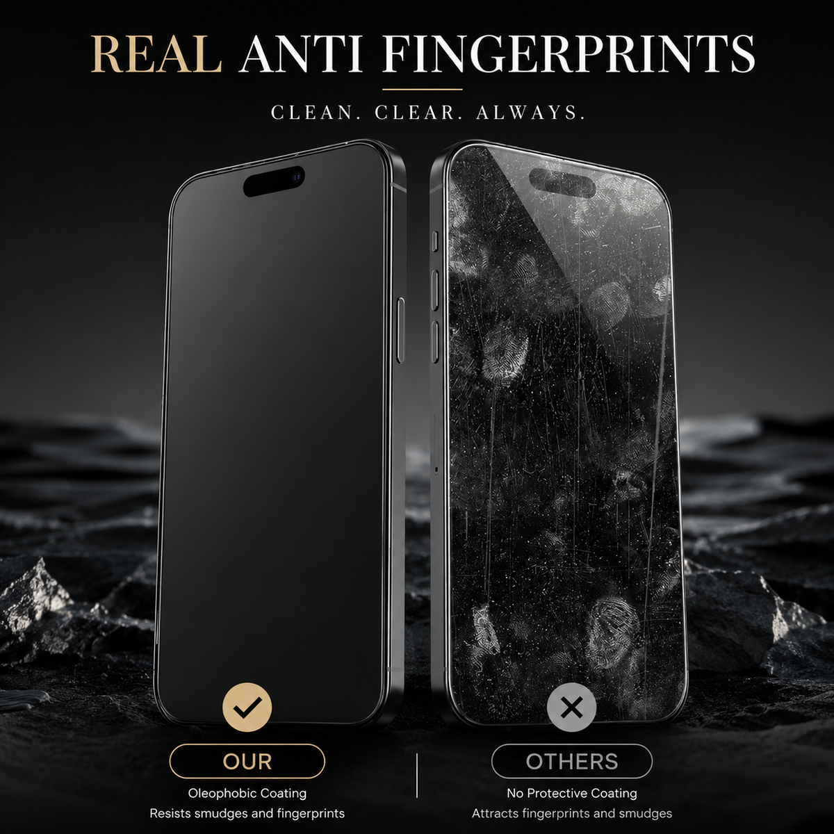 Premium iPhone Screen Protector Ceramic Film Matte Anti Glare Anti Fingerprint Scratch Resistant Flexible Protection Ultra Thin Touch Sensitive Cover