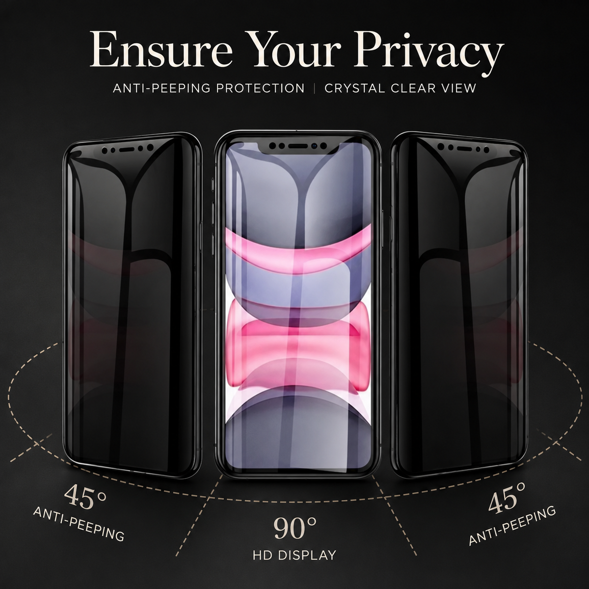 Premium iPhone Screen Protector Ceramic Film Matte Anti Glare Anti Fingerprint Scratch Resistant Flexible Protection Ultra Thin Touch Sensitive Cover