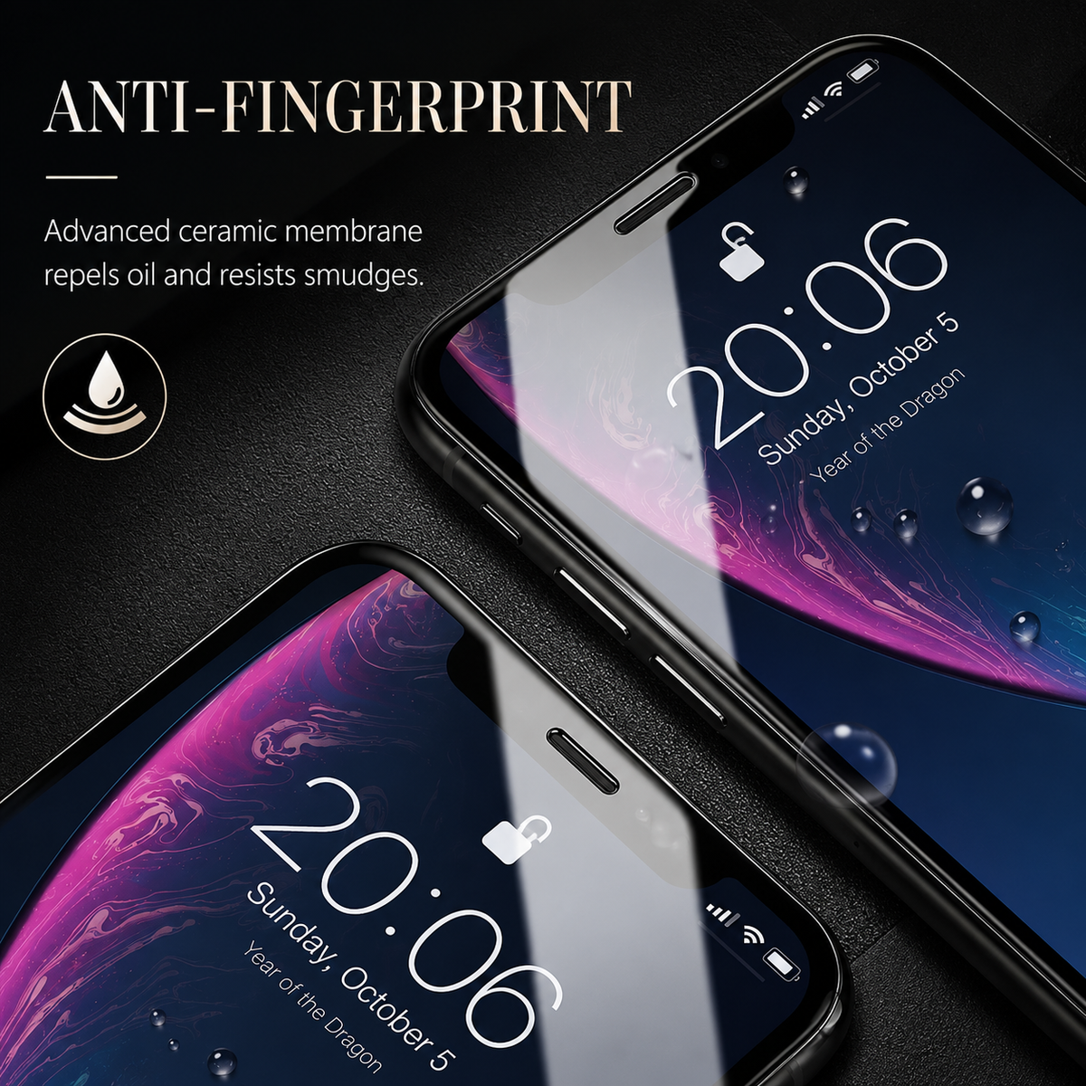 Premium iPhone Screen Protector Ceramic Film Matte Anti Glare Anti Fingerprint Scratch Resistant Flexible Protection Ultra Thin Touch Sensitive Cover