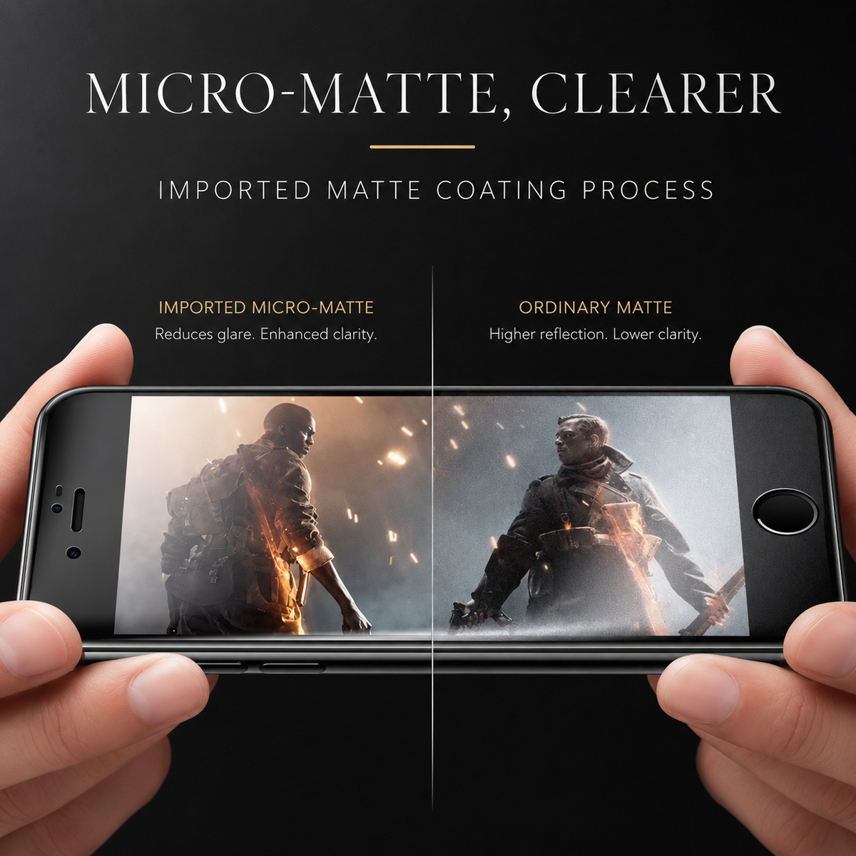 Premium iPhone Screen Protector Ceramic Film Matte Anti Glare Anti Fingerprint Scratch Resistant Flexible Protection Ultra Thin Touch Sensitive Cover