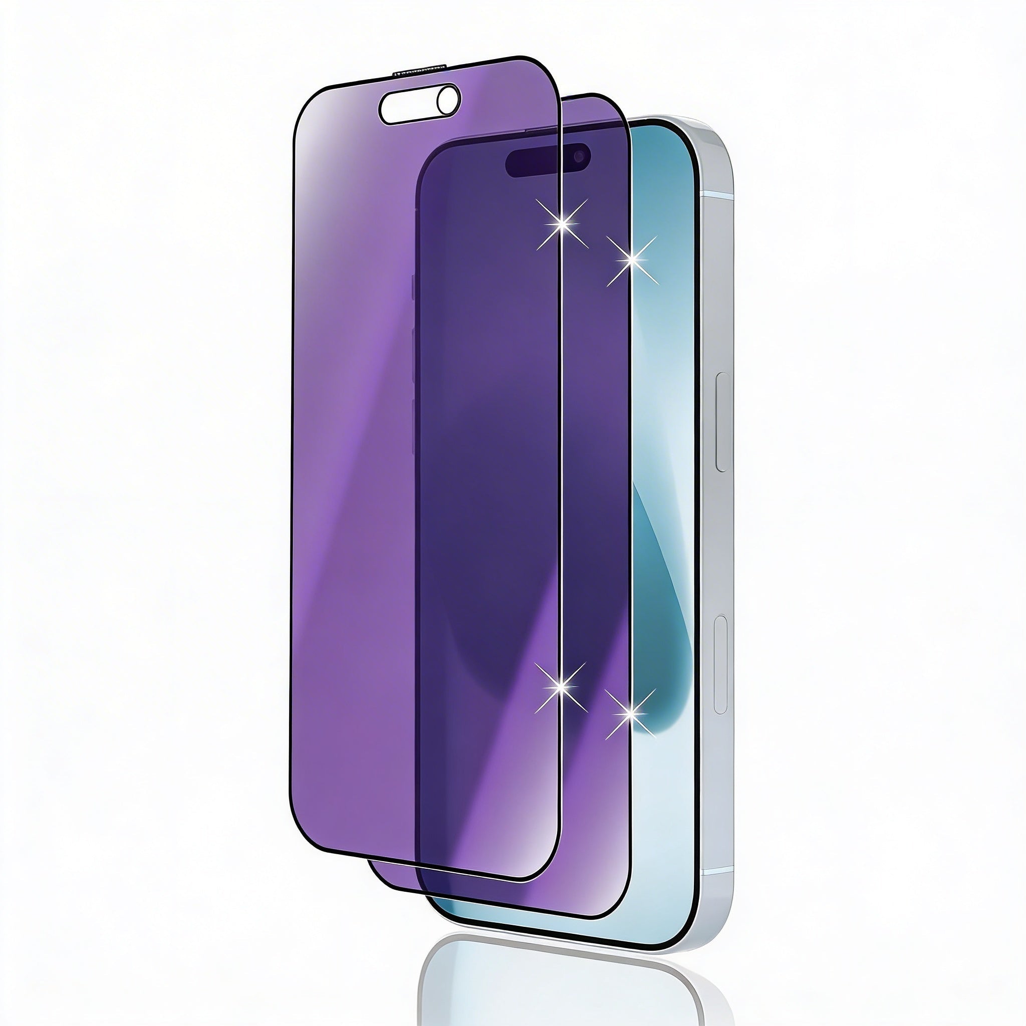 Premium iPhone Screen Protector Privacy Tempered Glass Anti Spy Anti Blue Light Full Coverage