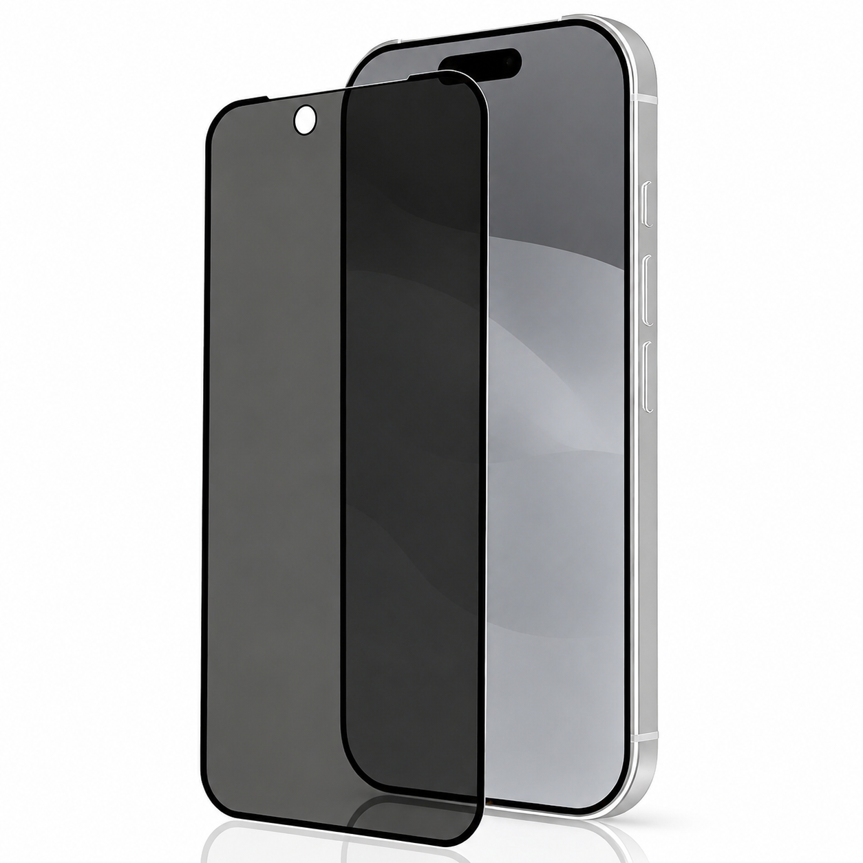 Premium iPhone Screen Protector Privacy Tempered Glass Anti Spy Matte Anti Glare Full Coverage Anti Fingerprint Scratch Resistant Case Friendly Design
