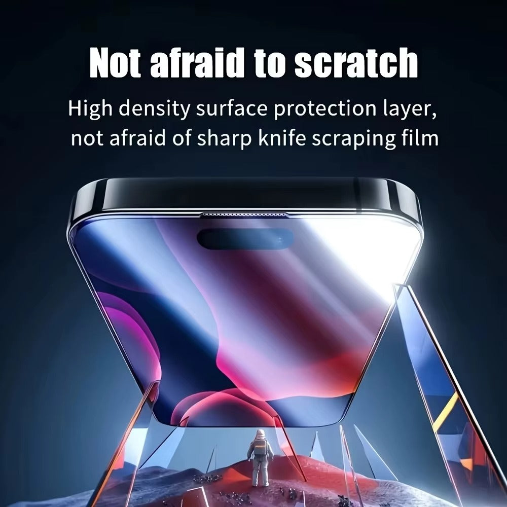 Premium iPhone Screen Protector Tempered Glass HD Clear Anti Fingerprint Scratch Resistant Ultra Thin Case Friendly