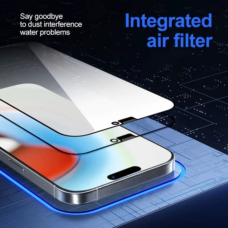 Premium iPhone Screen Protector Tempered Glass HD Clear Anti Fingerprint Scratch Resistant Ultra Thin Case Friendly