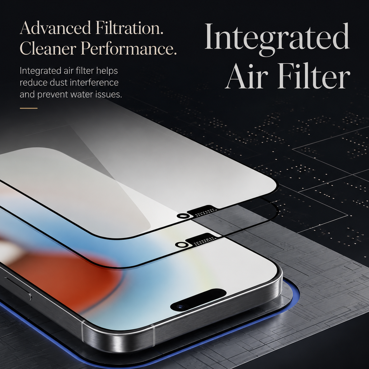 Premium iPhone Screen Protector Tempered Glass HD Clear Anti Fingerprint Scratch Resistant Ultra Thin Case Friendly Bubble Free Display Protection