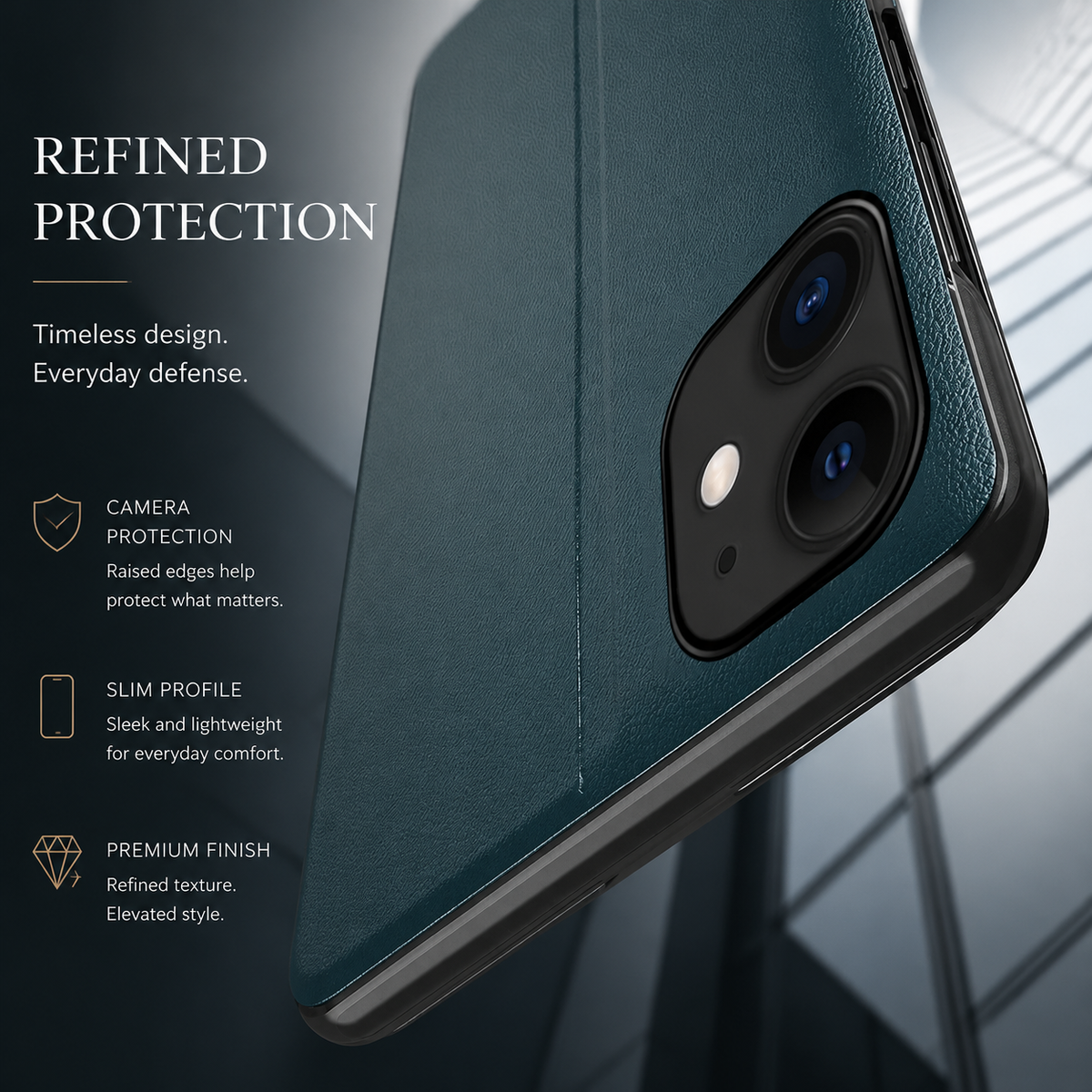 Premium iPhone Wallet Case MagSafe Compatible Magnetic Flip Cover PU Leather Card Holder Kickstand Shockproof Protective Full Coverage Camera Lens Guard Design