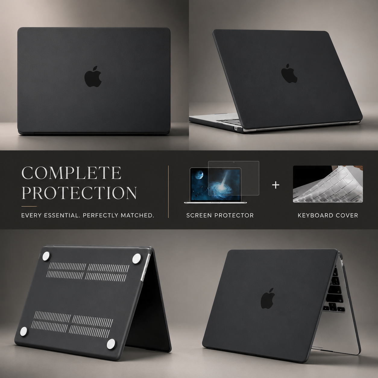 Premium Laptop Case Hard Shell Protective Cover Ultra Thin Scratch Resistant Lightweight Sleeve MacBook Compatible Portable Everyday Protection