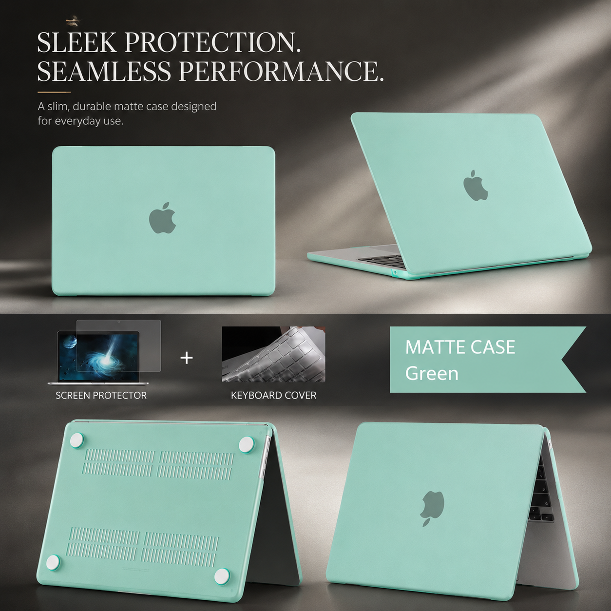 Premium Laptop Case Hard Shell Protective Cover Ultra Thin Scratch Resistant Lightweight Sleeve MacBook Compatible Portable Everyday Protection