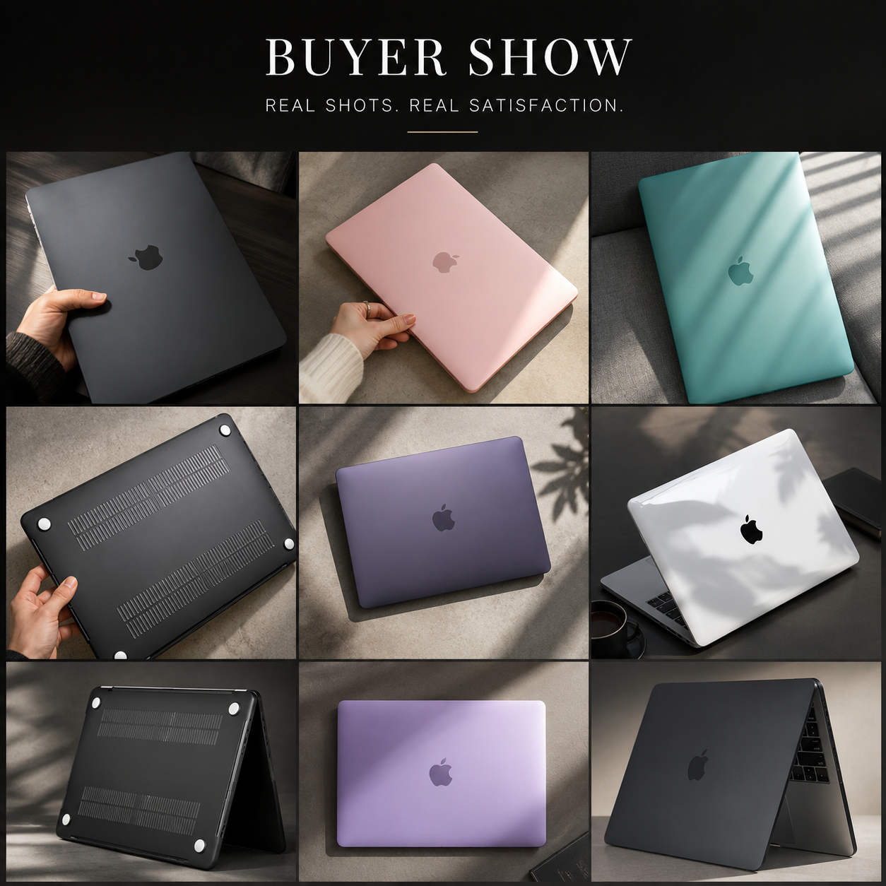Premium Laptop Case Hard Shell Protective Cover Ultra Thin Scratch Resistant Lightweight Sleeve MacBook Compatible Portable Everyday Protection