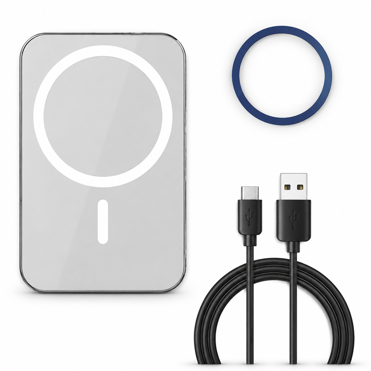 Premium Wireless Car Charger Magnetic Vent Mount MagSafe Compatible Fast Charging Phone Holder Secure Grip Hands Free Dashboard Travel Stand