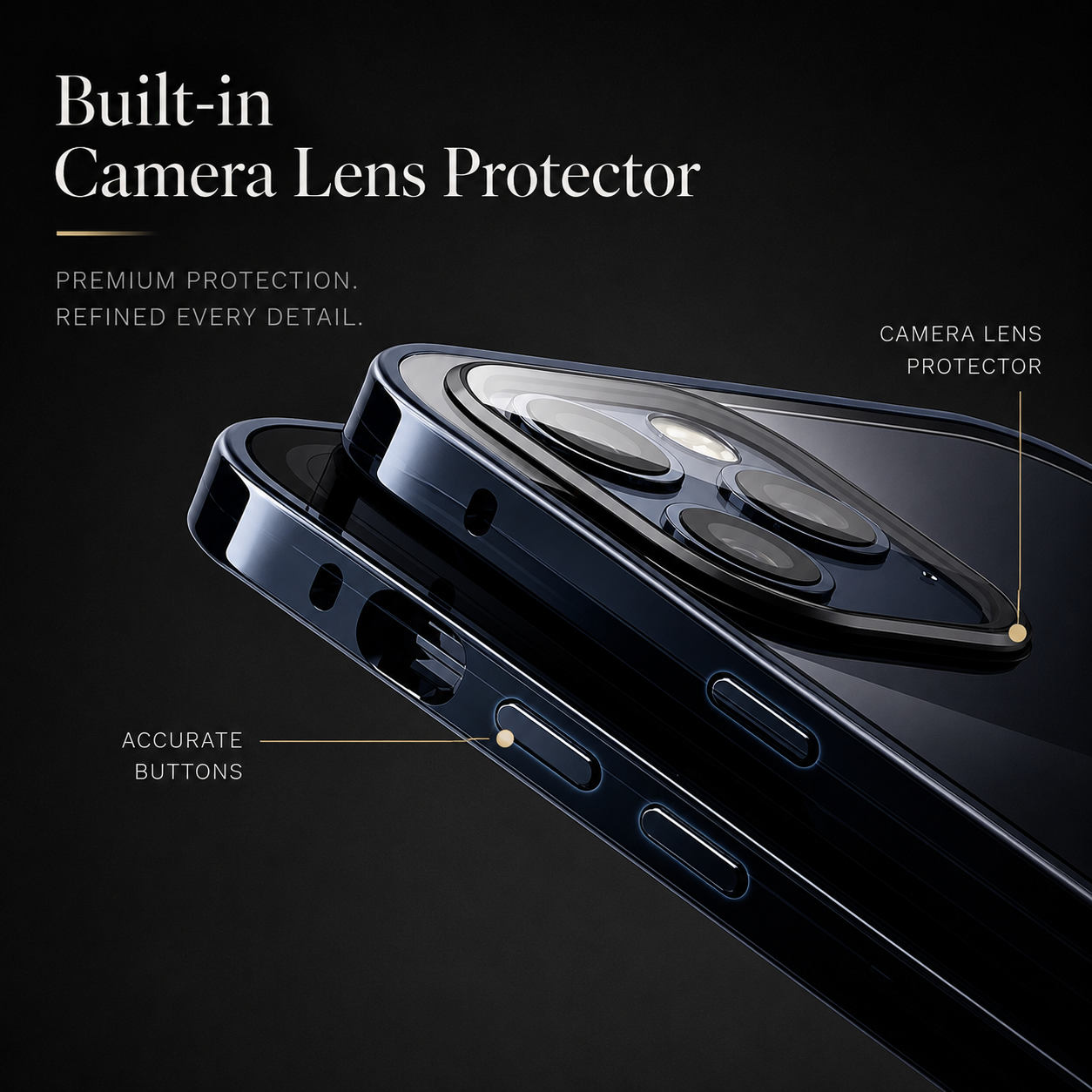 Premium iPhone Case 360 Full Protection Magnetic Glass Cover Aluminum Frame Snap Lock Shockproof Anti Scratch Clear Full Coverage Protective Case