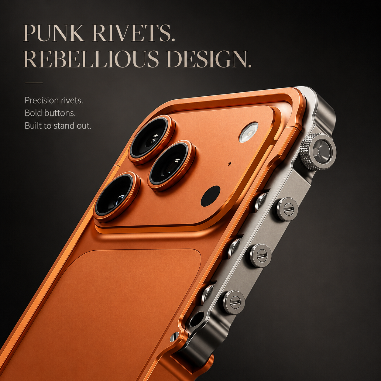 Premium iPhone Case Aluminum Alloy Bumper Protective Cover Shockproof Metal Frame Rugged Edge Protection Lightweight Non Slip Open Back Full Coverage Design