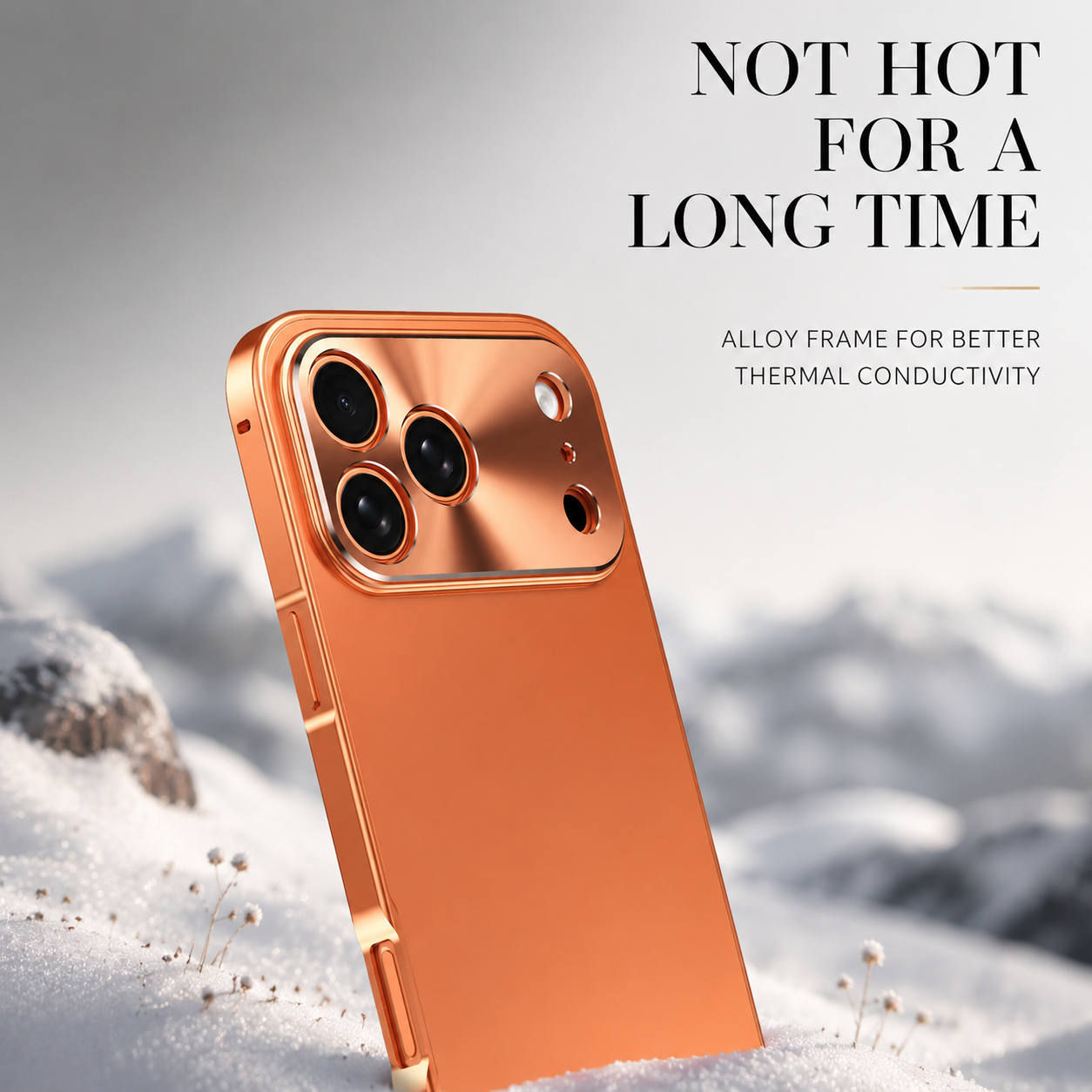 Premium iPhone Case Aluminum Alloy Frame Frosted PC Back Ultra Thin Matte Cover Shockproof Protective Anti Scratch Slim Full Coverage Design