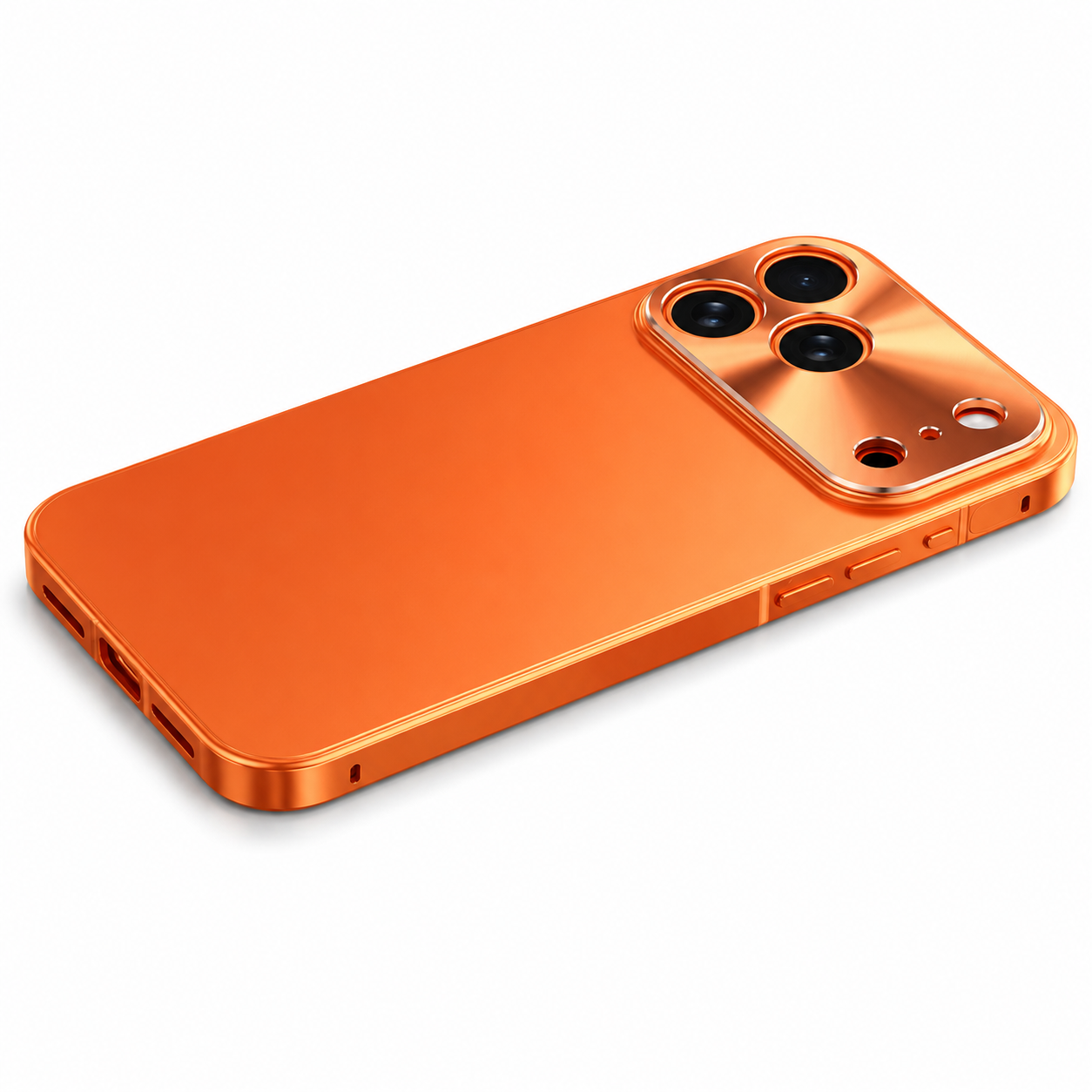 Premium iPhone Case Aluminum Alloy Frame Frosted PC Back Ultra Thin Matte Cover Shockproof Protective Anti Scratch Slim Full Coverage Design