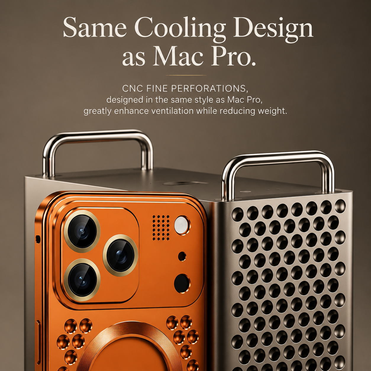 Premium iPhone Case Aluminum Alloy Magnetic Cover Heat Dissipation Metal Frame Shockproof Camera Lens Guard Slim Lightweight Full Coverage Design
