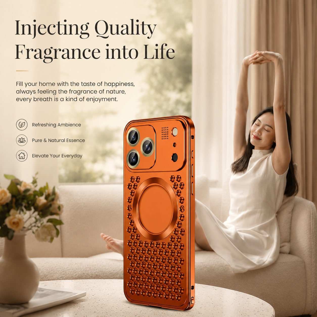 Premium iPhone Case Aluminum Alloy Magnetic Cover Heat Dissipation Metal Frame Shockproof Camera Lens Guard Slim Lightweight Full Coverage Design
