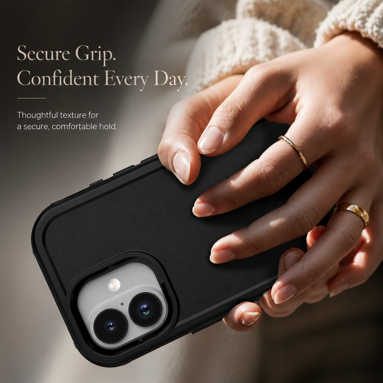 Premium iPhone Case Heavy Duty 3 Layer Hybrid Protective Cover Belt Clip Holster Shockproof Hard PC Matte Anti Fingerprint Full Coverage Design