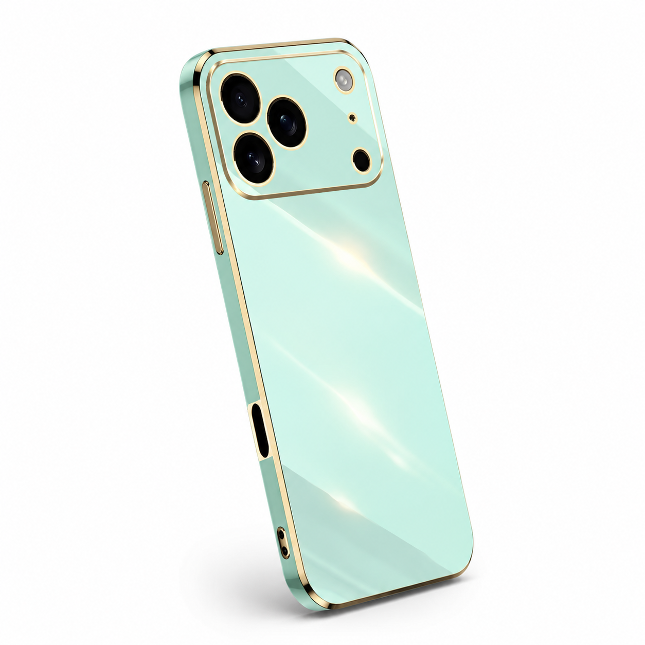 Premium iPhone Case Liquid Silicone Plating Shockproof Bumper Cover Anti Fingerprint Anti Scratch Slim Half Wrapped Protective Full Coverage Design