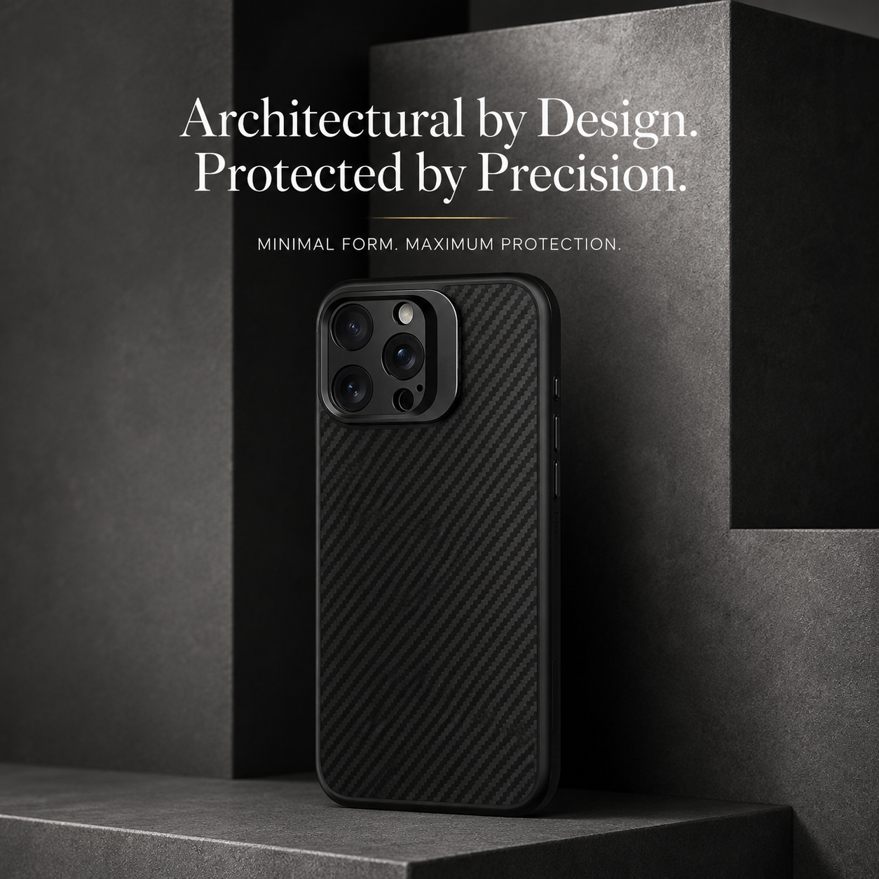 Premium iPhone Case MagSafe Compatible 600D Kevlar Aramid Cover Invisible Camera Ring Stand Shockproof Slim Half Wrapped Protective Design