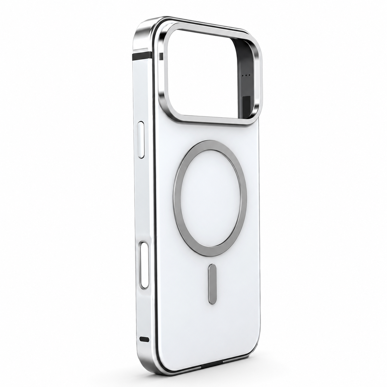 Premium iPhone Case MagSafe Compatible Aluminum Alloy Frame Metal Protective Cover Shockproof Camera Lens Protection Anti Drop Slim Wireless Charging