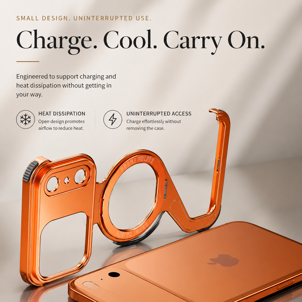 Premium iPhone Case MagSafe Compatible Aluminum Alloy Frameless Magnetic Bumper Z Shape Shockproof Metal Edge Slim Lightweight Camera Protection