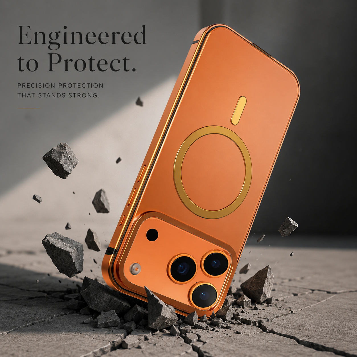 Premium iPhone Case MagSafe Compatible Aluminum Alloy Matte Cover Shockproof Hard Back Magnetic Glass Camera Protection Slim Lightweight Full Coverage
