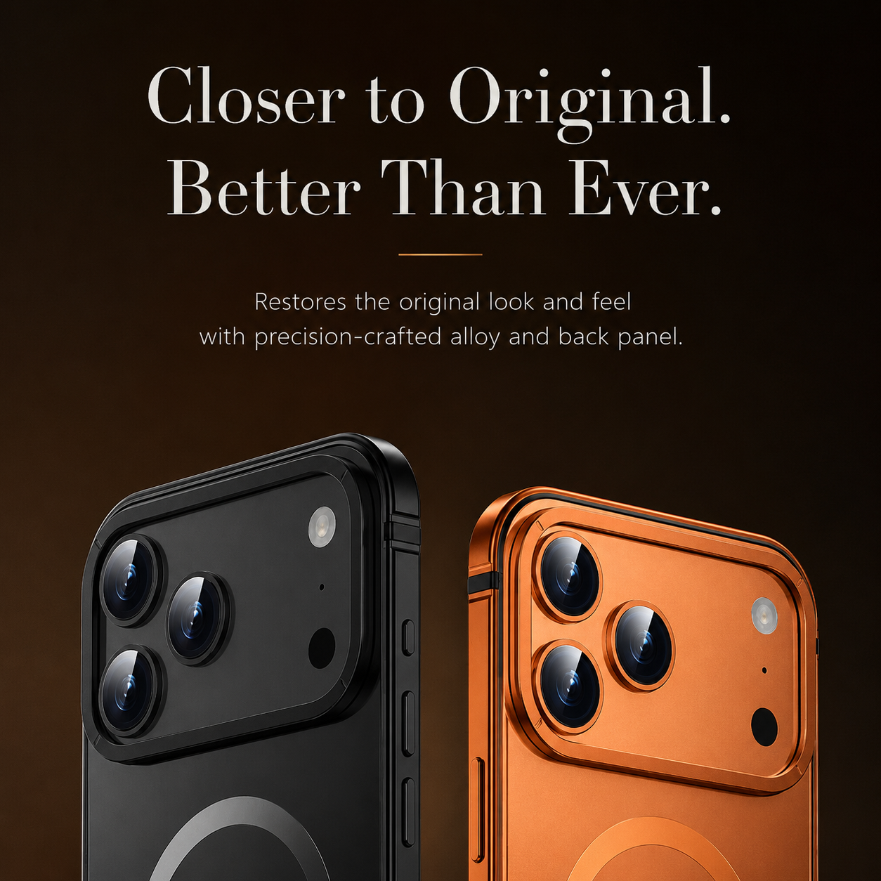 Premium iPhone Case MagSafe Compatible Aluminum Alloy Matte Hard Back Cover Shockproof Magnetic Glass Camera Protection Slim Lightweight Full Coverage
